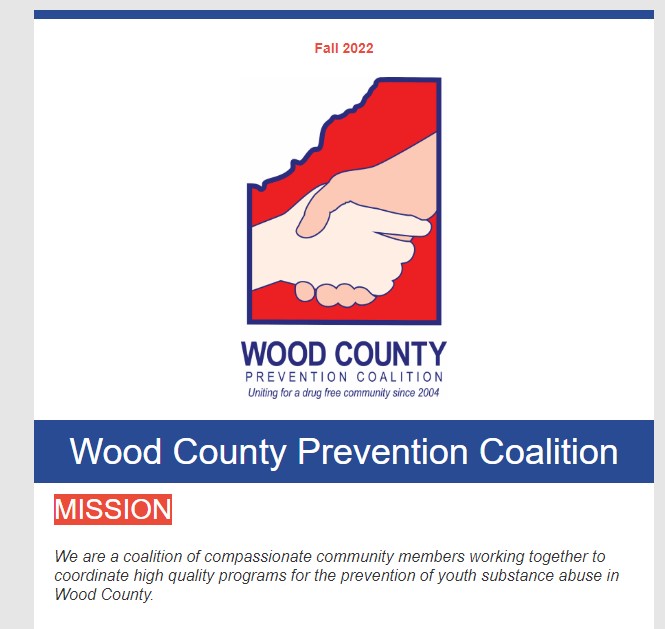 Fall Edition 2022 Wood County Prevention Coalition Newsletter